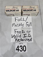 WILDCAT 22 AMMO   FOID OR VALID ID REQUIRED