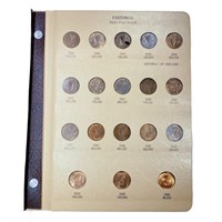 1928-1968 Ireland Farthing Book (54 Coins)