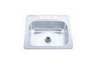 Drop - In Stainless Steel Single Bowl Sink