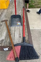 Broom, Dust Pan & Cane