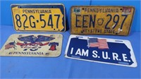 Vintage PA License Plates & 2 Vanity Plates