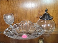 Decorative Glassware (china hutch)