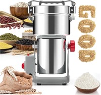 800G Stainless Steel Grain Grinder  Electric Mill