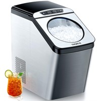 USED-Stainless Steel Nugget Ice Maker 30lbs/Day