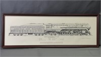 William Berkompas Hand Signed RR Train Print