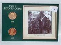 Proof Lincoln Coin Set