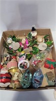 Lot of vintage Christmas decorations  with