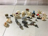 SmallAnimal Figurines, Metal/Ceramic