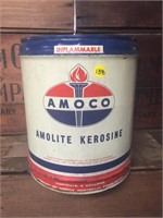 Amoco Amolite kerosine 4 gallon drum