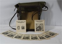 Vintage Protected Writing & Mapping Bag / Pat 1933