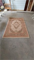 5ft3x7ft8in bound edge rug