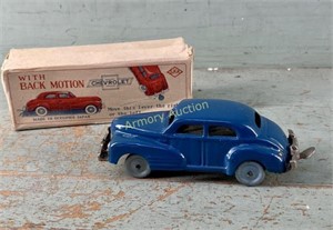1940'S CHEVROLET WIND UP CAR WITH BACK MOTION