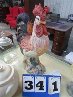 ROOSTER RESIN FIGURE - 19.5" TALL