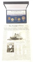 1912 COIN SET NY TIMES NEWS SINKING OF THE TITANIC