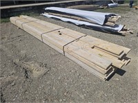 Mixed lot of lumber used