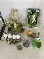 The gambler animated frog , decorative frog