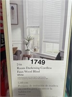 ALLEN ROTH 2 “ FAUX WOOD BLINDS