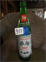 7 Up Indy 500 Souvenir Bottle