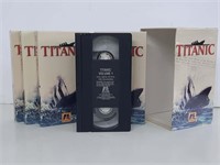 A&E Titanic VHS Documentary Tapes Volumes 1-4