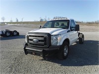 2012 FORD F350 SD XL CAB & CHASSIS