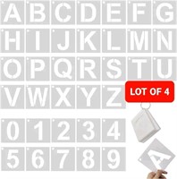 4 Inch Letter Stencils Kit, Alphabet Art Craft Ste