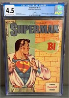 CGC 4.5 Superman-Bi #2 Editora Brasil-America