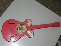 Vintage Mickey Mouse Toy Guitar (no strings)