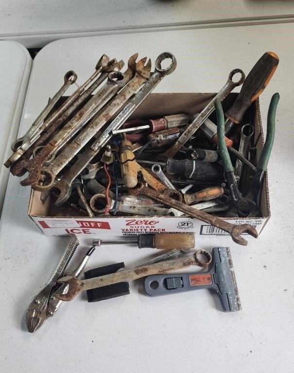 Craftsman Wrenches and Misc Tools flat