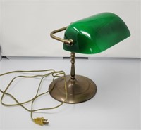 Brass Bankers Lamp