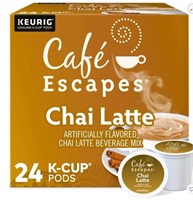 8x Café Escapes Chai Latte Coffee Pods 24ct