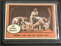 1961 Topps Plum Passing Tittle Highlights