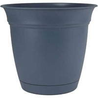 3 Pack - HC Co. Eclipse Round Planter w/ Saucer 10