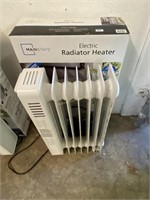 Mainstays elect radiator htr