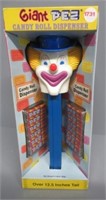 PEZ Giant Candy Roll Dispenser Clown. Never