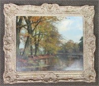 Original Jan Holtrop (1917-1995) Oil on Canvas