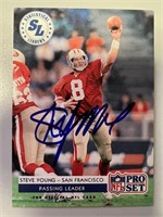 49ers Steve Young Signed Card with COA