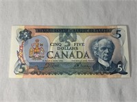 1979 Canadian $5 Banknote