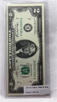 Of) 1976 two dollar federal reserve note