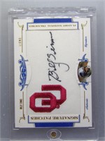 Billy Sims 2008 National Treasures Auto /51