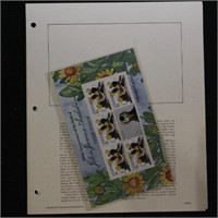 Audubon Stamps Mint NH Souvenir Sheets CV $189
