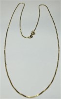 10KT YELLOW GOLD 3.10 GRS 20 INCH BOX CHAIN