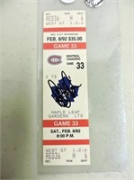 Doug Gilmore Autographed Ticket Stub