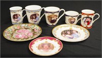 Group Royal Family commemorative pieces