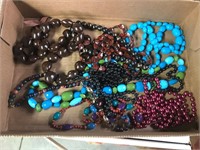 Large bead necklaces