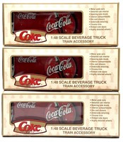 (3) 1:48 K-Line Coca-Cola Beverage Truck