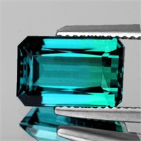 Natural Bi Color Green Blue Tourmaline  {Flawless-