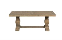 Napa 50 in. Coffee Table with Pedestal Base BY