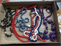Colored Bead Necklaces