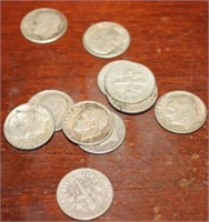 SELECTION OF 1960'S ROOSEVELT DIMES