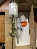 2 ELECTRIC WALL SCONCES-NIB  21" EACH PLUS SHADE